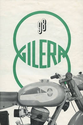 Gilera 98 ccm brochure ca. 1964