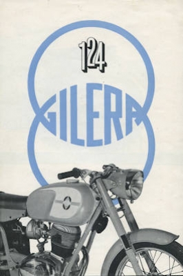 Gilera 124 ccm brochure ca. 1964