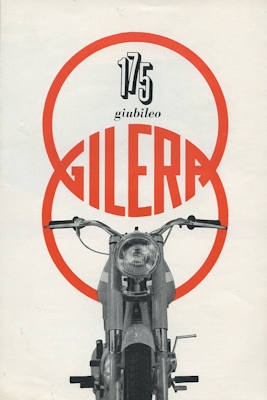 Gilera 175 ccm brochure ca. 1964