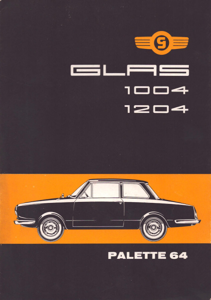 Glas 1004 und 1204 Farben 1964