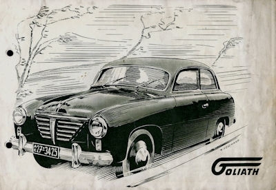 Goliath GP 700 brochure 1950s