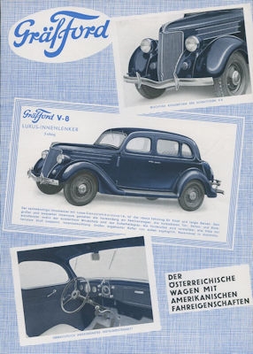 Gräfford V 8 Prospekt 1930er Jahre
