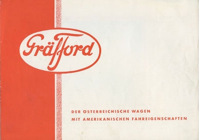 Gräfford V 8 Prospekt 1930er Jahre