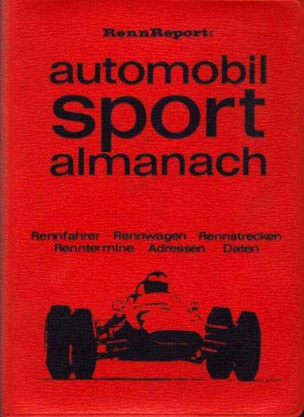 Guba, Eddie Rennreport Automobil Sport Almanach 1966