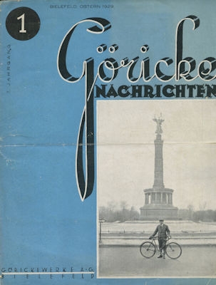 Göricke Nachrichten 1929 Heft 1