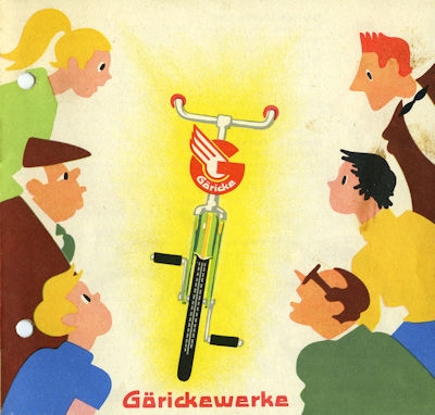 Göricke Fahrrad Programm 1960er Jahre