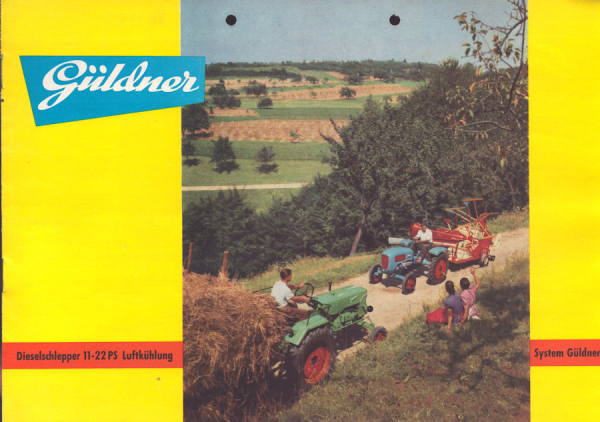 Güldner Klein-Schlepper Programm 11-22 PS ca. 1954