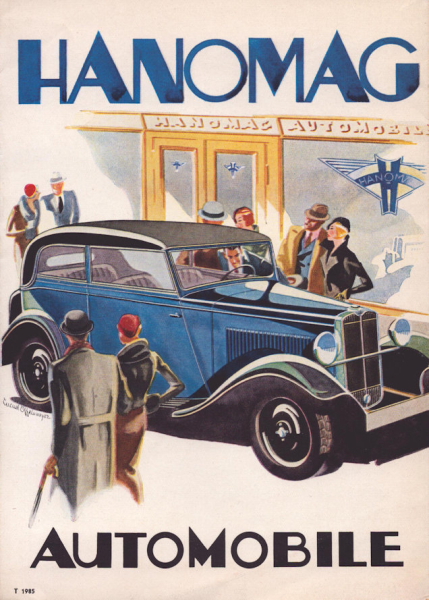 Hanomag 18 und 23 PS Prospekt ca. 1933