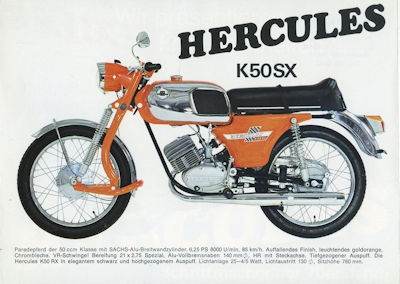 Hercules IFMA Neuheiten Prospekt 9.1970