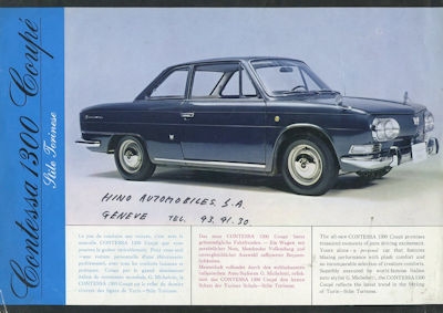 Hino Contessa 1300 Coupé Prospekt 1966