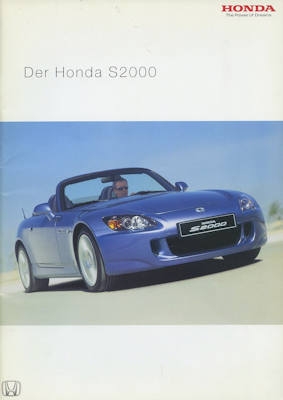 Honda S 2000 brochure 12.2003