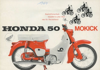 Honda 50 Mokick brochure ca. 1965