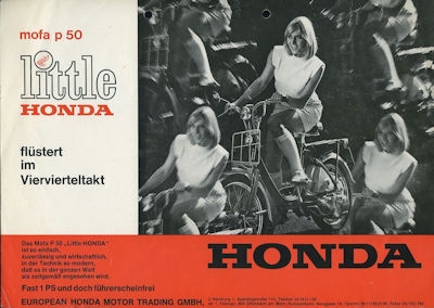 Honda P 50 Prospekt ca. 1966