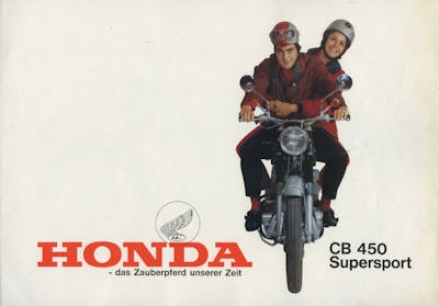 Honda CB 450 Supersport brochure ca. 1966