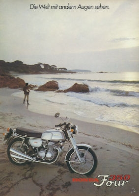 Honda CB 350 Four Prospekt ca. 1972