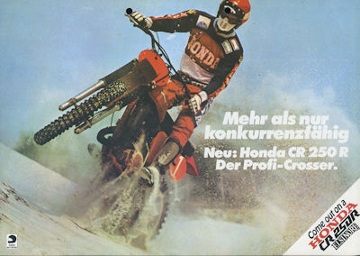 Honda CR 250 R Prospekt ca. 1977