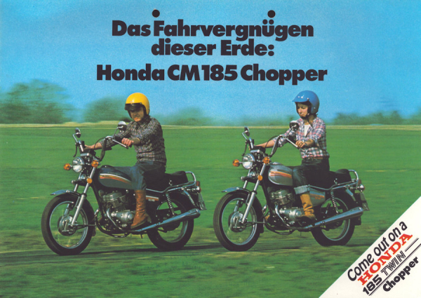 Honda CM 185 Prospekt ca. 1979
