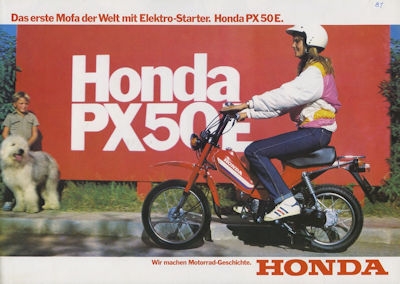 Honda PX 50 E Prospekt 1981