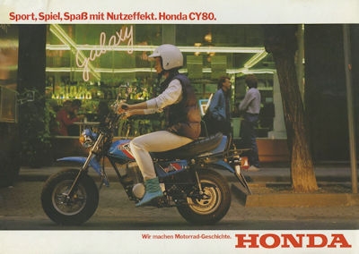 Honda CY 80 brochure 1981