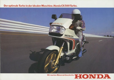 Honda CX 500 Turbo Prospekt 1982