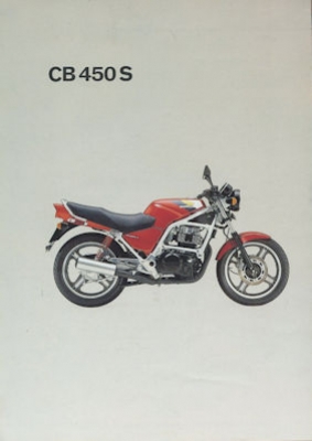 Honda CB 450 S Prospekt 1986