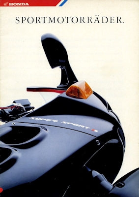 Honda Sportmotorräder program 1987