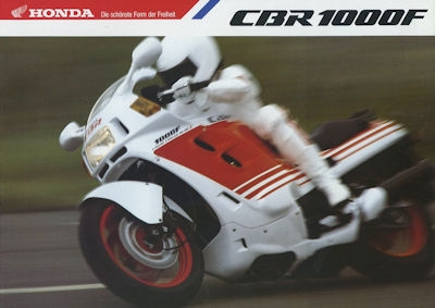 Honda CBR 1000 F Prospekt 1987