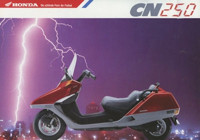 Honda CN 250 brochure ca. 1990