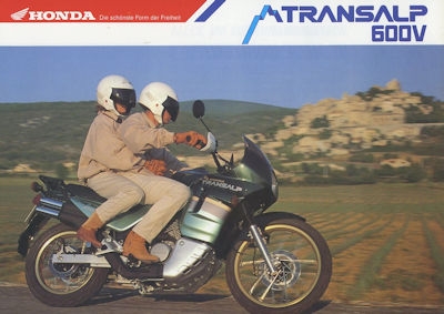 Honda Transalp 600 V brochure 1991