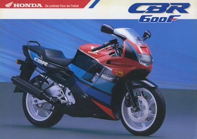 Honda CBR 600 F brochure 1991