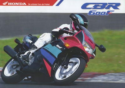 Honda CBR 600 F brochure 1991