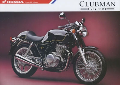 Honda Clubman GB 500 Prospekt 1992