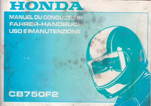 Honda CB 750 F2 Bedienungsanleitung 1991/92