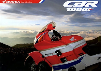 Honda CBR 1000 F brochure 1992