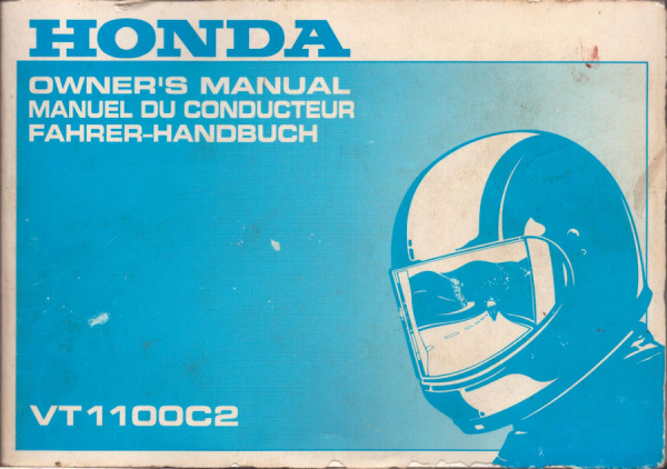 Honda VT 1100 C2 Bedienungsanleitung 1994
