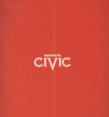 Honda Civic Prospekt 1974
