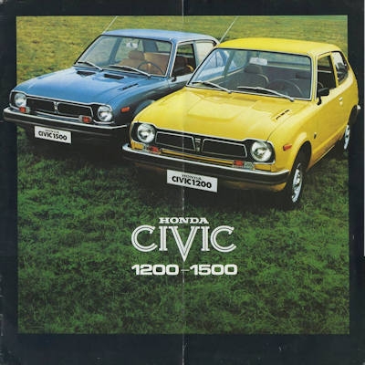 Honda Civic brochure 1976