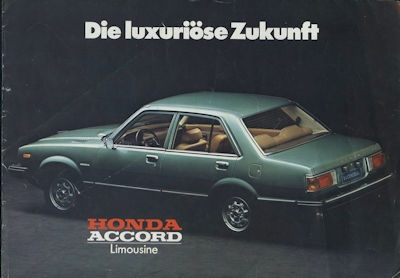 Honda Accord brochure 1970s