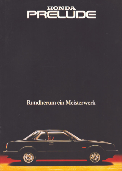 Honda Prelude Prospekt ca. 1978