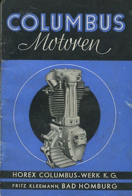 Horex Motoren-Programm 1938