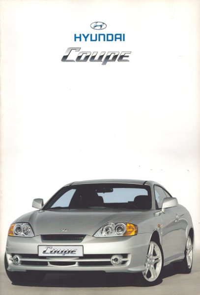 Hyundai Coupé Prospekt 12.2001