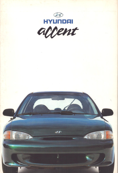 Hyundai Accent Prospekt 8.1996