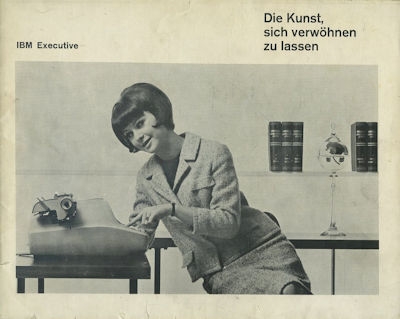 IBM Executive Bedienungsanleitung 1960er Jahre