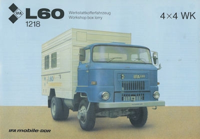 IFA L 60 1218 4x4 WK Prospekt 1988