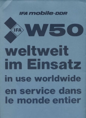 IFA W 50 Plakat 1987