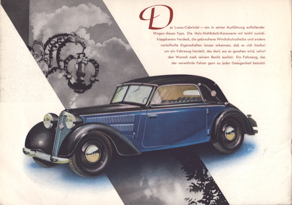 IFA F 8 Prospekt ca. 1952