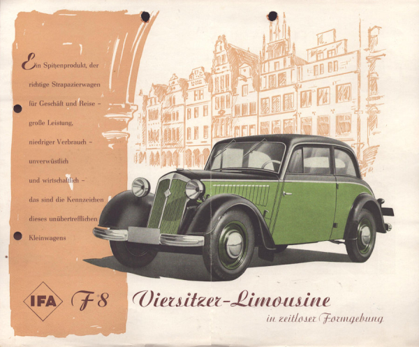IFA F 8 Prospekt 1954