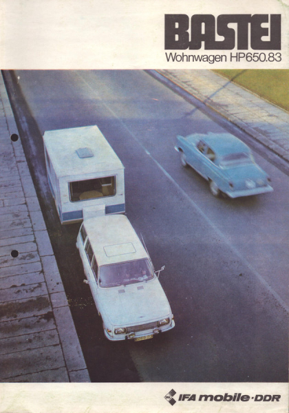 IFA Wohnwagen Bastei HP650.83 Prospekt 1975