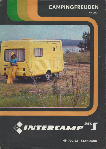 IFA Wohnwagen Intercamp 355 S Prospekt 1977