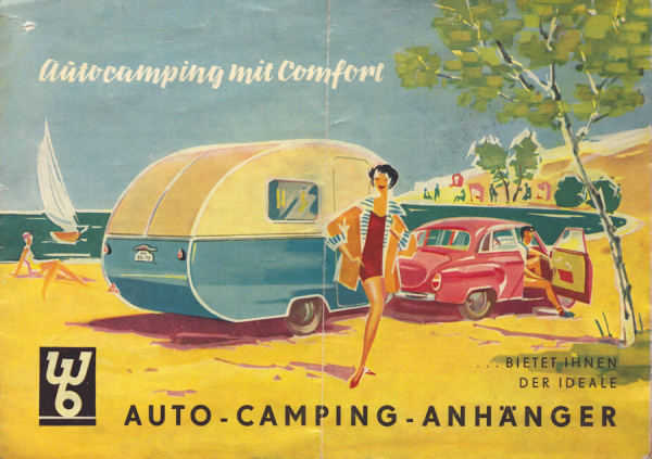 Auto-Camping Anhänger Prospekt 1959